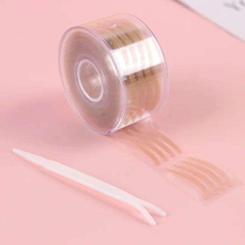 600Pcs/Pack Makeup Clear Gray Beige Eyelid Stripe Big Eyes Invisible Double Fold Eyelid Shadow Tape Sticker Beauty Tool